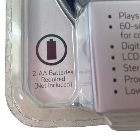 NWT Onn Personal Portable CD Player With FM Radio-Black - Picture 3 of 4